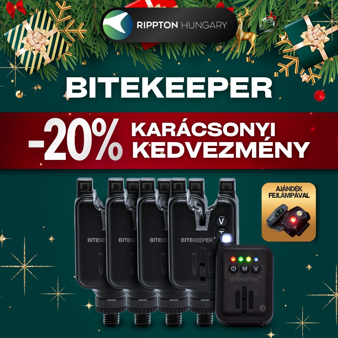 Rippton - BiteKeeper Pro kapásjelző+Stellar light fejlámpa